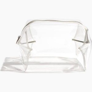 Madewell SMALL Crystalline Travel Bag in Clear